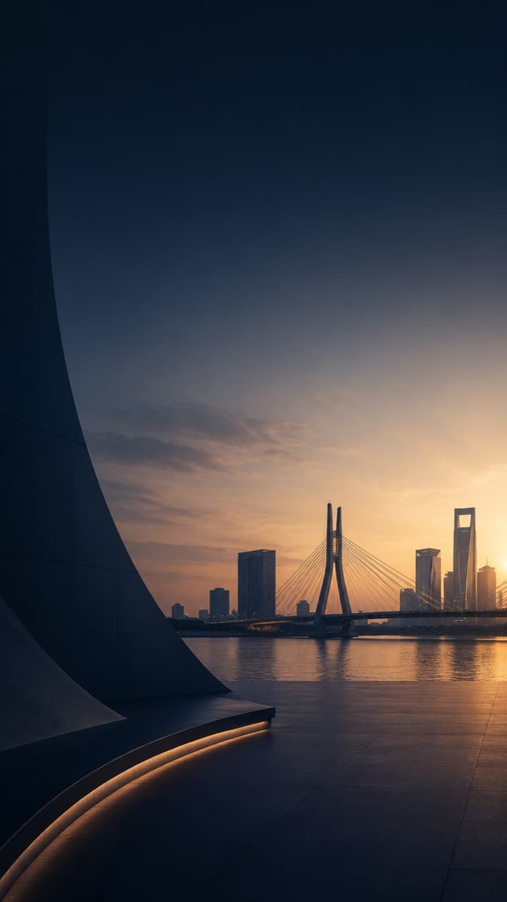 CaseAyo product atmosphere with a city skyline
